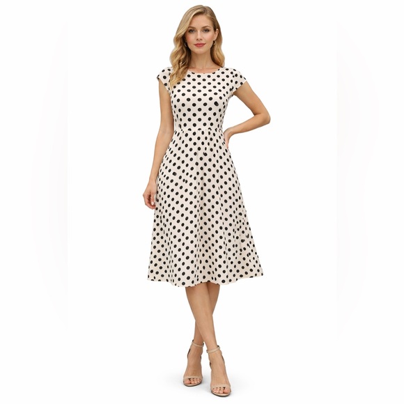 LOFT Dresses & Skirts - Chic Polka Dot Dress